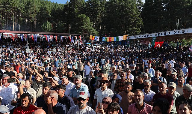 Erzurum'un Şenkaya ilçesinde 20 bin kişi festivalde buluştu