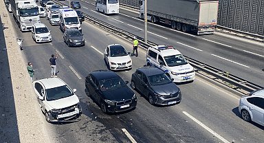 Eskişehir'de zincirleme kaza; 2 yaralı