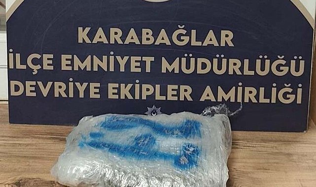 Esrarla yakalanan motosikletli tutuklandı