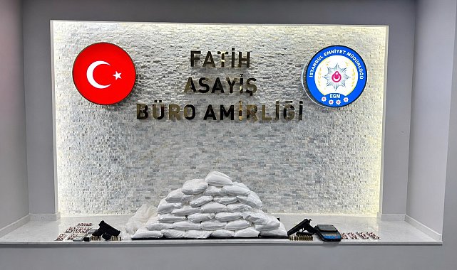 Fatih'te uyuşturucu operasyonunda 31 kilogram kokain ele geçirildi