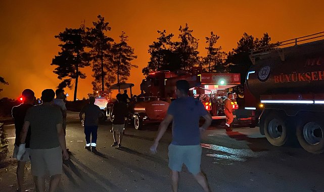 Fethiye'de orman yangını
