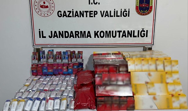 Gaziantep'te 1 milyon TL değerinde kaçak ürün ele geçirildi