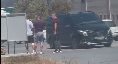 Haluk Levent'in gözaltına alınmadan önceki görüntüsü