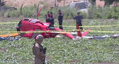 Helikopter kazasından acı haber