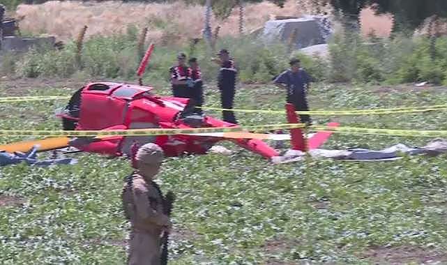 Helikopter kazasından acı haber