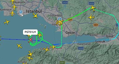 İstanbul'da fırtına; uçaklar havada tur atmak zorunda kaldı