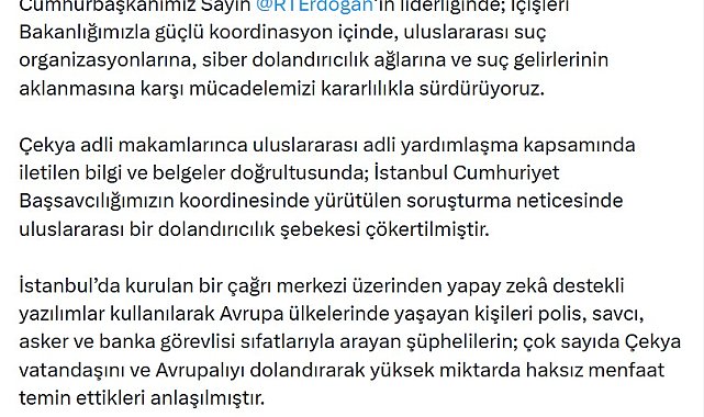 İstanbul'da uluslararası dolandırıcılık şebekesi çökertildi