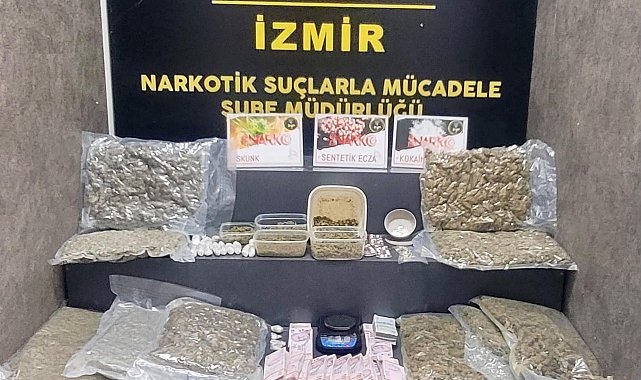 İzmir'de uyuşturucu operasyonunda 1 tutuklama