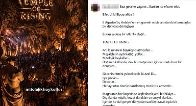 Karataş Marağası'nda 'Antik Yunan' temalı parti