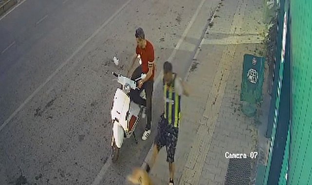 Kediye şiddet kamerada