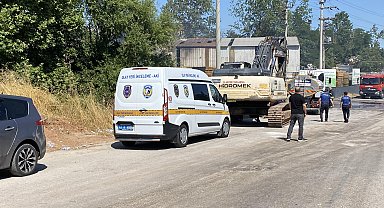 Kocaeli'de fabrika yangını; 1 ölü