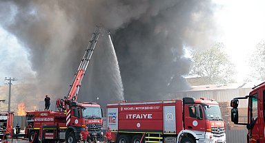 Kocaeli'de fabrika yangını