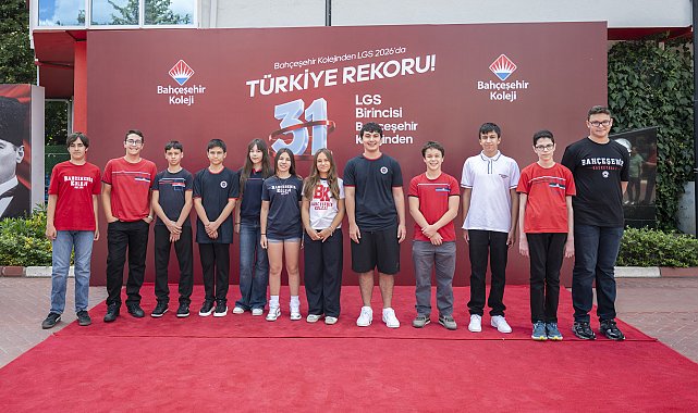 LGS'de Bahçeşehir Koleji'nden 31 öğrenci 500 tam puan aldı