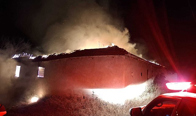 Malatya'da evde çıkan yangın ormana sıçradı; 2 ev zarar gördü