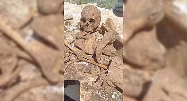 Malatya'da inşaat kazısında insan kemikleri bulundu