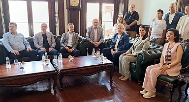 Mansur Yavaş, Kırkpınar Yağlı Güreşleri'ni izlemek için Edirne'ye geldi