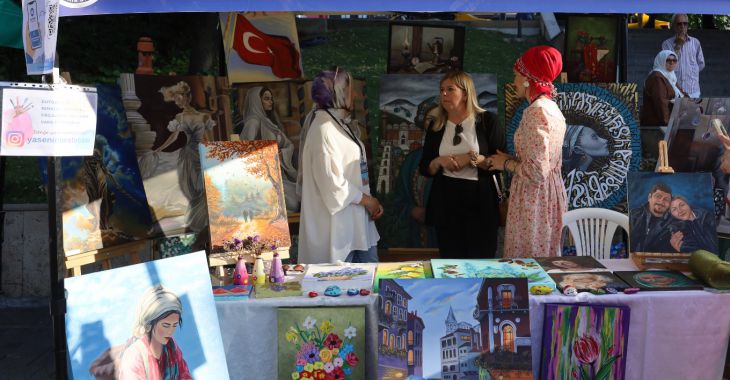 ‘’Meydan Kadınların’’ pazarına büyük ilgi