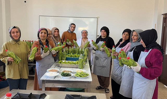 Midyatlı kadınlar, coğrafi işaretli acurun turşusunu kuruyor