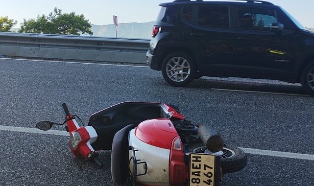 Muğla'da devrilen motosikletin sürücüsü öldü