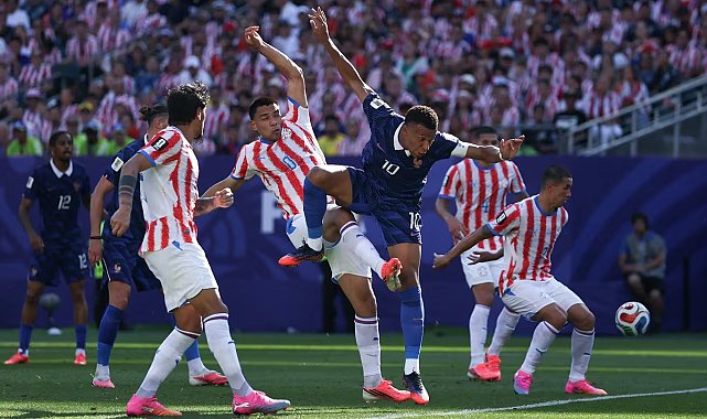 Paraguay'ı 1-0 mağlup eden Fransa çeyrek finalde