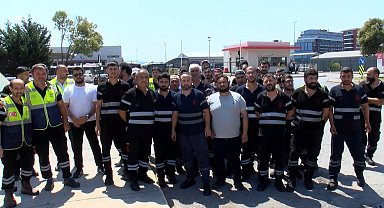 Pendik'te maaşlarını alamadığını belirten İETT çalışanlarından eylem