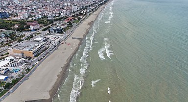 Samsun'da 'denize girmeyin' uyarısı