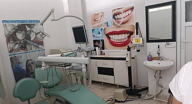 Şanlıurfa'da ruhsatsız 2 diş kliniği mühürlendi