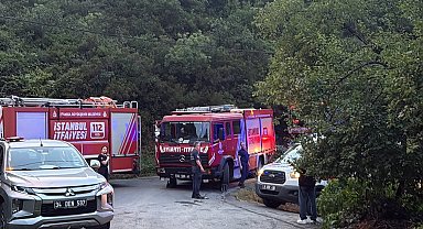Sarıyer'de ormanda çıkan yangında 1 itfaiye eri yaralandı