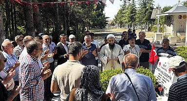 Şehadetinin 10'uncu yıl dönümünde Ömer Halisdemir'in kabrine ziyaretçi akını