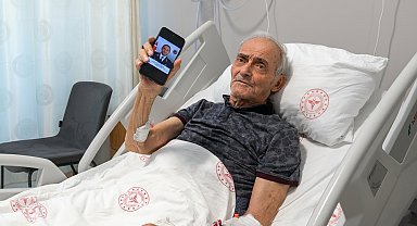 Şehit babasına kapalı yöntemle kalp kapağı değişimi