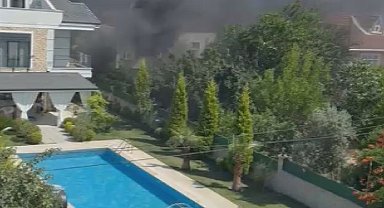 Silivri'de villada çıkan yangın söndürüldü