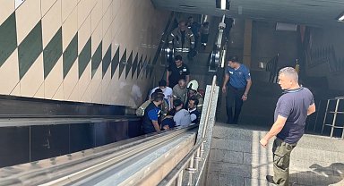 Şişli'de görme engelli kişi metro raylarına düştü; itfaiye kurtardı