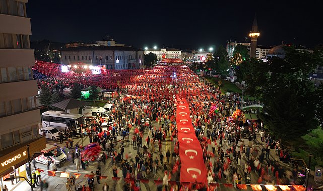 Sivas'ta '15 Temmuz' yürüyüşü