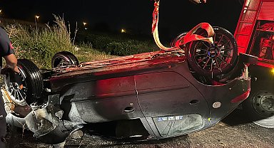 Sulama kanalına düşen otomobilin sürücüsü öldü