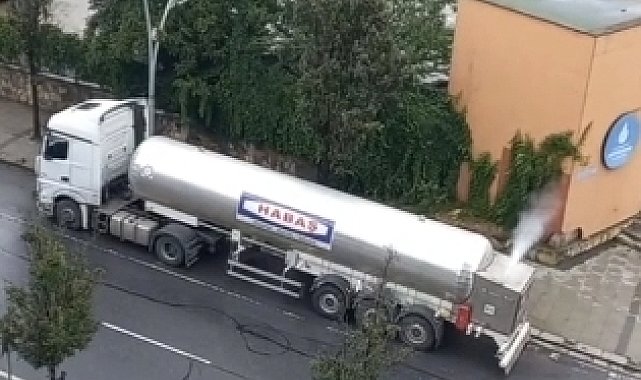 Sultangazi'de tankerde gaz sızıntısı şüphesi ekipleri harekete geçirdi