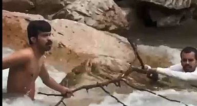Suudi turist, fotoğraf çekilmek istediği derede boğuldu; o anlar kamerada