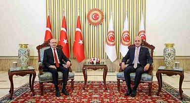 TBMM Başkanı Kurtulmuş, Kılıçdaroğlu ile görüştü