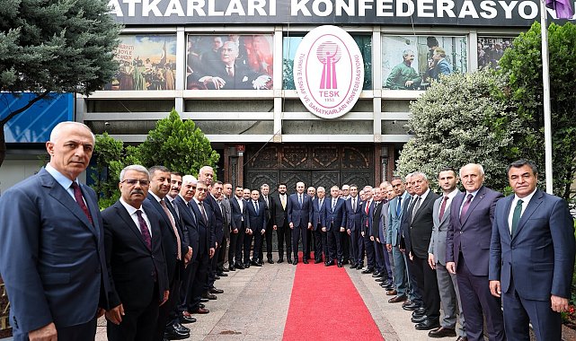 TBMM Başkanı Kurtulmuş'tan TESK'e ziyaret