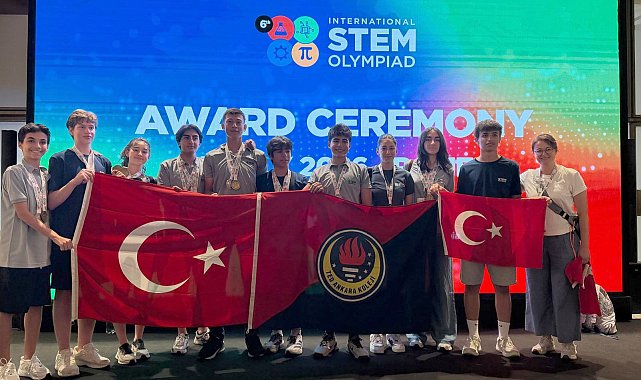 TED Ankara Koleji öğrencileri STEM Olimpiyatları'nda derece elde etti