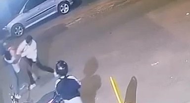 Tekirdağ'da bıçaklı kavga kamerada; 1 yaralı