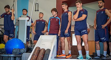 Trabzonspor'da kuvvet çalıştı
