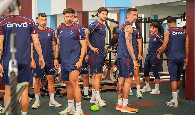 Trabzonspor'da sabah mesaisi