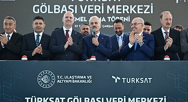 Türksat Gölbaşı Veri Merkezi'nin temeli atıldı