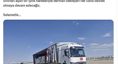 Venezuela'ya 1 TIR dolusu ilaç ve tıbbi sarf malzemesi gönderildi