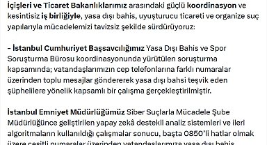 Yasa dışı bahis mesajlarına operasyon: 33 gözaltı kararı