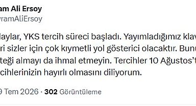 YKS tercih süreci başladı