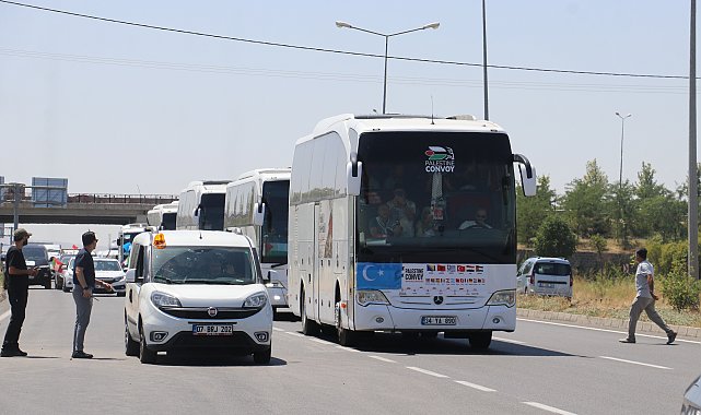 'Filistin Konvoyu' Diyarbakır'da
