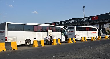 'Filistin Konvoyu', Habur Sınır Kapısı'ndan Irak'a geçti
