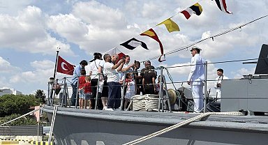 'TCG Enez' gemisi, Tekirdağ'da ziyarete açıldı