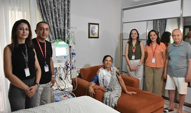 7 yıllık diyaliz hastasına evinde tedavi imkanı